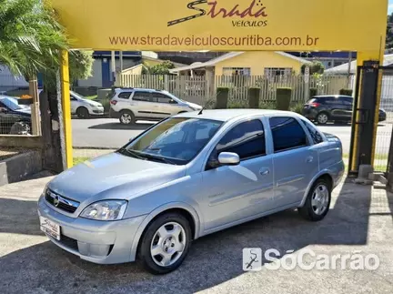 Chevrolet CORSA SEDAN PREMIUM 1.4 8V ECONOFLEX na cor Prata em Curitiba / PR - 6732924