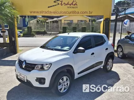 Renault KWID ZEN 1.0 12V na cor Branca em Curitiba / PR - 6795826