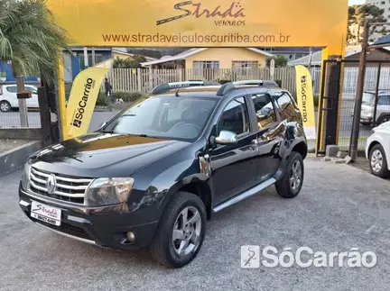 Renault DUSTER DYNAMIQUE 2.0 16V AT HIFLEX na cor Preta em Curitiba / PR - 6797370