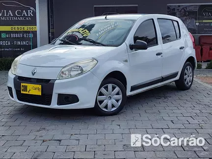 Renault SANDERO EXPRESSION 1.0 16V HIFLEX na cor Branca em São José dos Pinhais / PR - 6735084