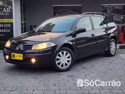 Renault MEGANE GRAND TOUR DYNAMIQUE 1.6 16V HIFLEX na cor Preta em São José dos Pinhais / PR - 6969408