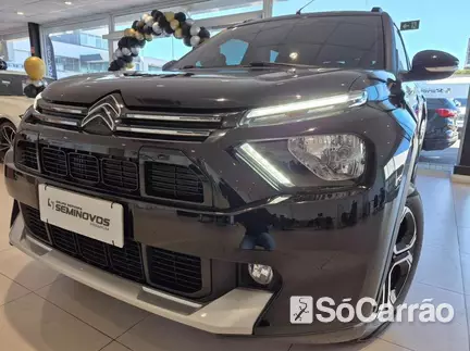 Citroen C3 AIRCROSS SHINE 1.0 T200 CVT na cor Preta em Curitiba / PR - 6742367