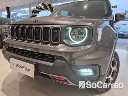JEEP RENEGADE TRAILHAWK 4X4 1.3 T270 GSE AT9 na cor Cinza em Curitiba / PR - 6757744