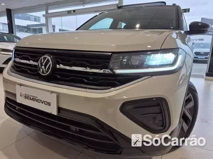 Volkswagen T-CROSS HIGHLINE 250 1.4 TSI AT na cor Bege em Curitiba / PR - 6801239