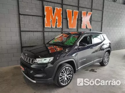 JEEP COMPASS LIMITED 4X2 1.3 T270 TB AT6 na cor Preta em Curitiba / PR - 6790126