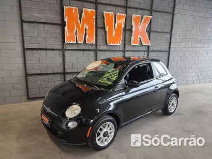 Fiat 500 CULT EVO 1.4 8V na cor Preta em Curitiba / PR - 6816822