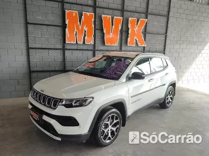 JEEP COMPASS LONGITUDE 4X2 1.3 T270 TB AT6 na cor Branca em Curitiba / PR - 6933055