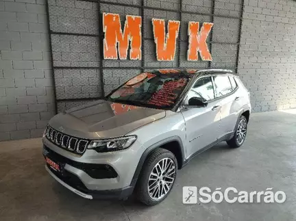 JEEP COMPASS LIMITED 4X2 1.3 T270 TB AT6 na cor Prata em Curitiba / PR - 6933112