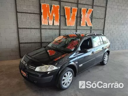 Renault MEGANE GRAND TOUR DYNAMIQUE 1.6 16V HIFLEX na cor Preta em Curitiba / PR - 6947553
