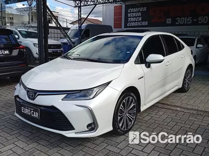 Toyota COROLLA ALTIS HYBRID PREMIUM 1.8 VVT-I 16V CVT na cor Branca em Curitiba / PR - 6656585