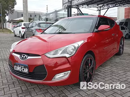 Hyundai VELOSTER 1.6 16V AT na cor Vermelha em Curitiba / PR - 6748848