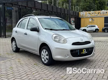 Nissan MARCH S(PACK PLUS) 1.0 12V FLEXSTART na cor Prata em Curitiba / PR - 6972408