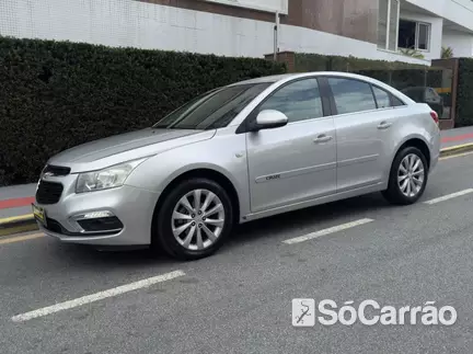 Chevrolet CRUZE ECOTEC6 LT 1.8 16V AT FLEXPOWER na cor Prata em São José / SC - 6859864