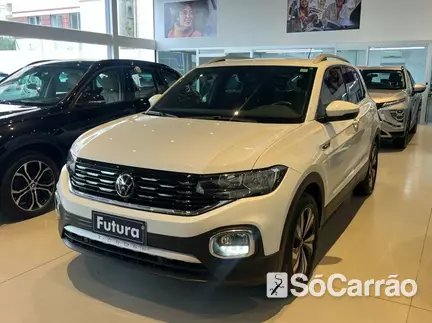 Volkswagen T-CROSS HIGHLINE 250 1.4 TSI AT na cor Branca em Florianópolis / SC - 6690756