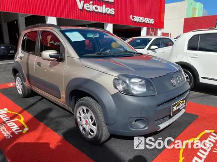 Fiat UNO WAY 1.4 8V EVO na cor Bege em São José dos Pinhais / PR - 6609482