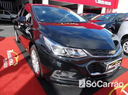 Chevrolet CRUZE LT 1.4 TURBO AT na cor Preta em São José dos Pinhais / PR - 6830017