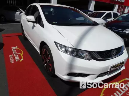 Honda CIVIC LXR 2.0 16V AT5 na cor Branca em São José dos Pinhais / PR - 6930155