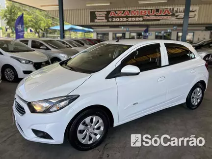 Chevrolet ONIX LT 1.0 8V SPE/4 na cor Branca no Canoas / RS - 6917559