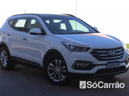 Hyundai SANTA FE GLS 7LUG 4WD 3.3 V6 AT na cor Branca em Rio do Sul / SC - 6524609