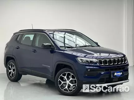 JEEP COMPASS LONGITUDE 4X2 1.3 T270 TB AT6 na cor Azul em Rio do Sul / SC - 6701810