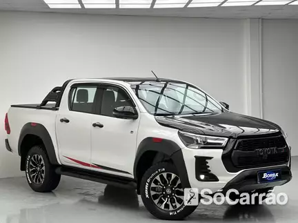 Toyota HILUX CD GR-S 4X4 2.8 AT DIES 4P na cor Branca em Rio do Sul / SC - 6775455