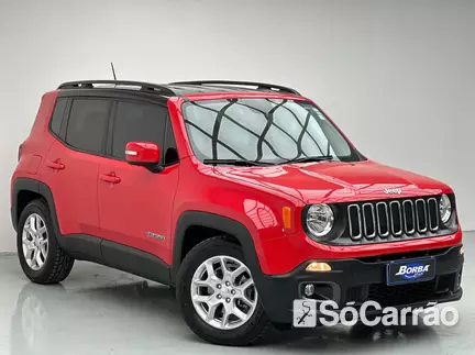 JEEP RENEGADE LONGITUDE 1.8 16V AT6 na cor Vermelha em Rio do Sul / SC - 6836179