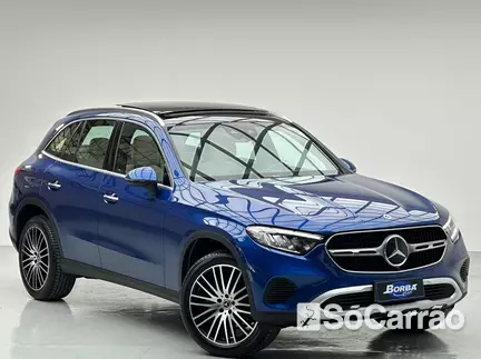 Mercedes GLC 300 2.0 16V TB MHEV 4MATIC na cor Azul em Rio do Sul / SC - 6943021