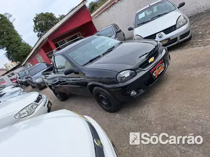 Chevrolet CORSA PICK-UP CS ST 4X2 1.6 MPFI na cor Preta em Curitiba / PR - 6826902