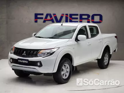 Mitsubishi L-200 CD TRITON GL 4X4 2.4 16V MT6 na cor Branca no Canoas / RS - 6809754
