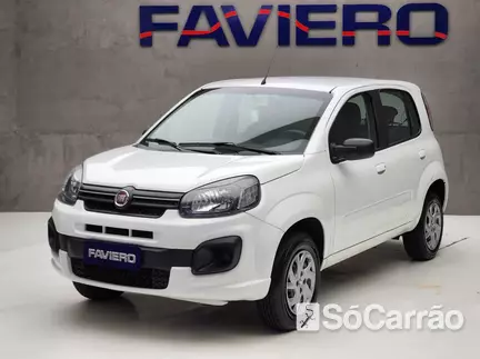 Fiat UNO DRIVE(COMFORT PLUS) 1.0 6V na cor Branca no Canoas / RS - 6835152