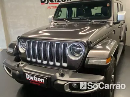 JEEP WRANGLER SAHARA 4X4 2.0 TB AT8 na cor Cinza em Gaspar / SC - 6659919