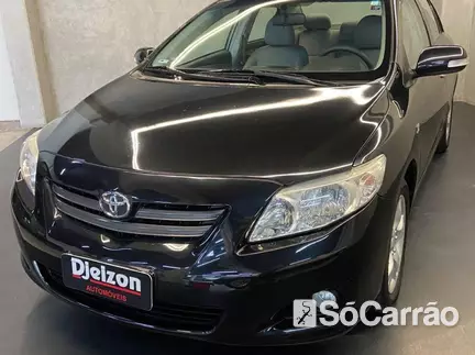 Toyota COROLLA XEI 1.8 16V na cor Preta em Gaspar / SC - 6774322