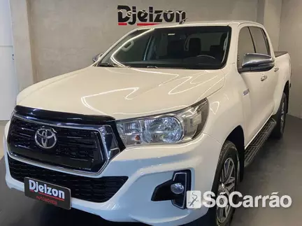 Toyota HILUX CD SRX PLUS 4X4 2.8 TB AT6 na cor Branca em Gaspar / SC - 6814810