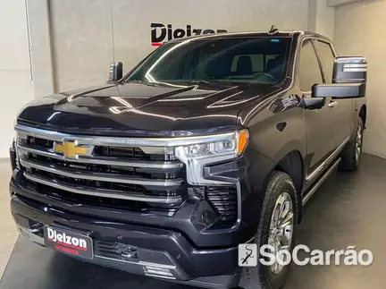 Chevrolet SILVERADO HIGH COUNTRY 4X4 5.3 V8 AT10 na cor Cinza em Gaspar / SC - 6926217