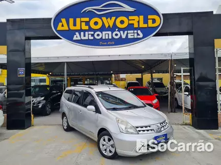 Nissan GRAND LIVINA 1.8 16V na cor Prata em Palhoça / SC - 6650186