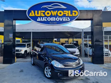 Nissan TIIDA SL 1.8 16V AT FLEX na cor Preta em Palhoça / SC - 6859467