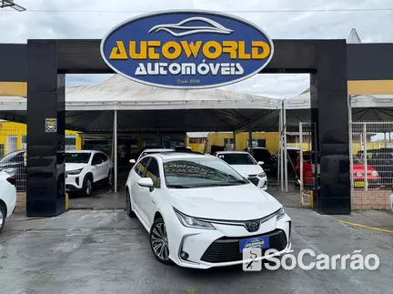 Toyota COROLLA ALTIS HYBRID PREMIUM 1.8 VVT-I 16V CVT na cor Branca em Palhoça / SC - 6935194