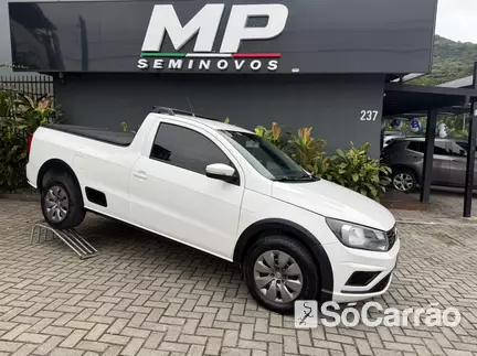 Volkswagen SAVEIRO CS 1.6 TRENDLINE na cor Branca em Florianópolis / SC - 6730174