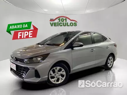 Hyundai HB20S COMFORT (COMFORT PLUS) 1.0 12V MT5 na cor Prata em São José / SC - 6788716