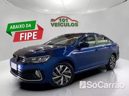Volkswagen VIRTUS HIGHLINE 200 1.0 12V TSI AT6 na cor Azul em São José / SC - 6966981