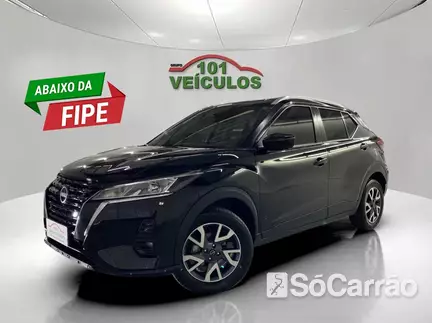 Nissan KICKS SENSE 1.6 16V CVT na cor Preta em São José / SC - 6974972