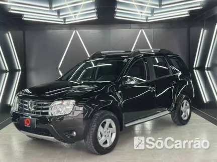 Renault DUSTER DYNAMIQUE(TECHROAD) 2.0 16V AT HIFLEX na cor Preta em Palhoça / SC - 6939166