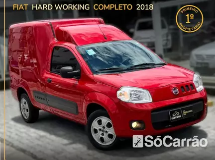 Fiat FIORINO FURGAO FIORINO FURGAO HARD WORKING 1.4 8V EVO na cor Vermelha em São José / SC - 6394046