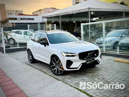 Volvo XC60 T8 POLESTAR ENGINEERED HYBRID 4WD 2.0 BI-TB AT8 na cor Branca em São José / SC - 6698242
