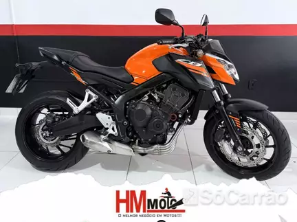 Honda CB 650 F ABS na cor Laranja em São José / SC - 6797555
