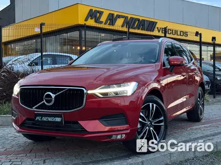 Volvo XC60 MOMENTUM T5 AWD 4X4 2.0 TB AT8 na cor Vermelha em Joinville / SC - 5871758