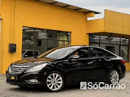 Hyundai SONATA GLS 2.4 16V AT na cor Preta em Joinville / SC - 6343638
