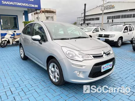 Citroen C3 EXCLUSIVE 1.6 16V na cor Prata em Palhoça / SC - 6974150