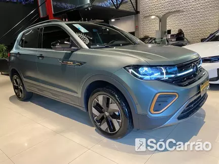 Volkswagen T-CROSS EXTREME 250 1.4 TSI AT na cor Cinza em Curitiba / PR - 6753373