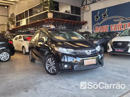 Honda FIT EX 1.5 16V CVT FLEXONE na cor Preta no Canoas / RS - 6756735